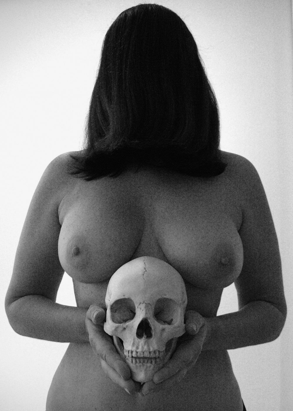 Self Portrait with Skull
