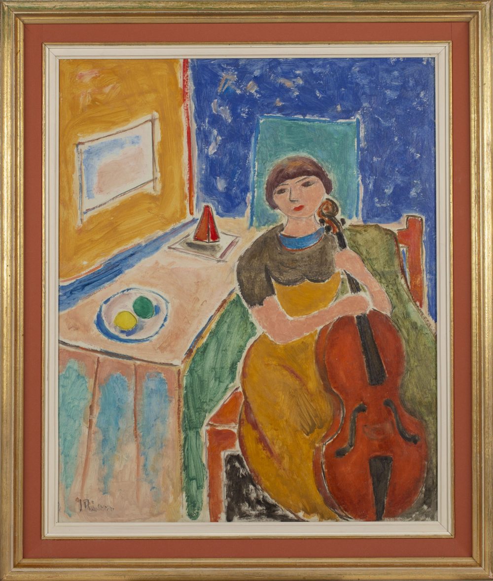 Kvinne med cello